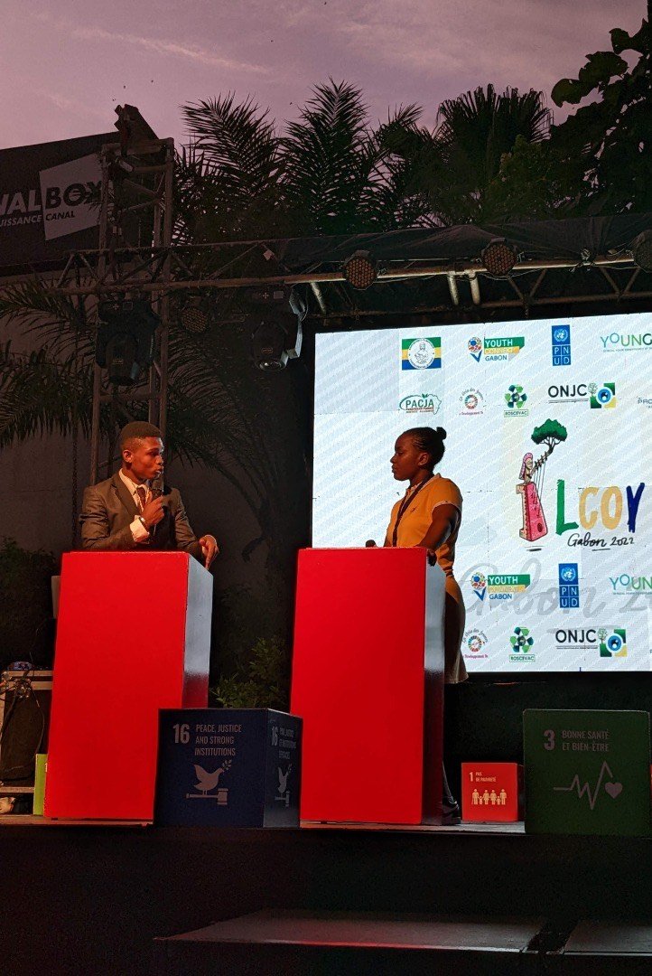 Dialogue politique sur scène, Local COY Gabon 2022
